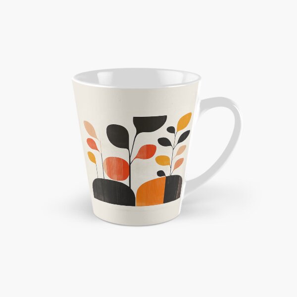 Item preview, Mid-Century Modern Abstract Botanical - Retro Shapes Minimalist Plant Art designed and sold by GrinGalore.