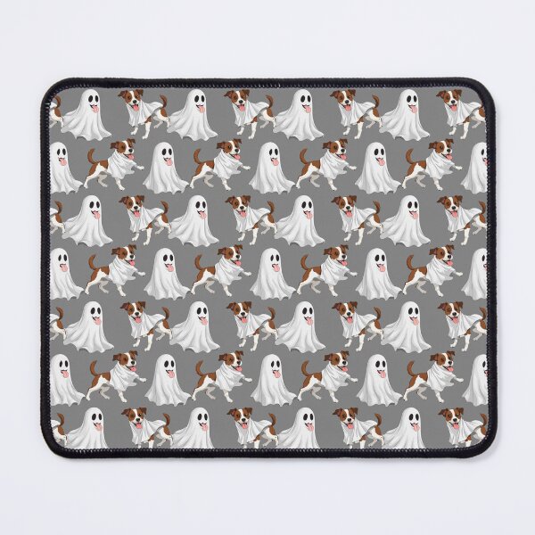Item preview, Cute Ghosts and Dogs Halloween Seamless Pattern designed and sold by Camel & Quirk.