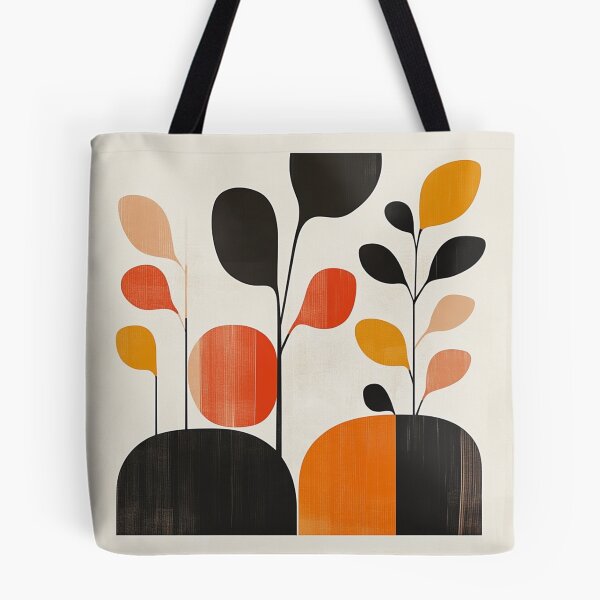Item preview, Mid-Century Modern Abstract Botanical - Retro Shapes Minimalist Plant Art designed and sold by GrinGalore.