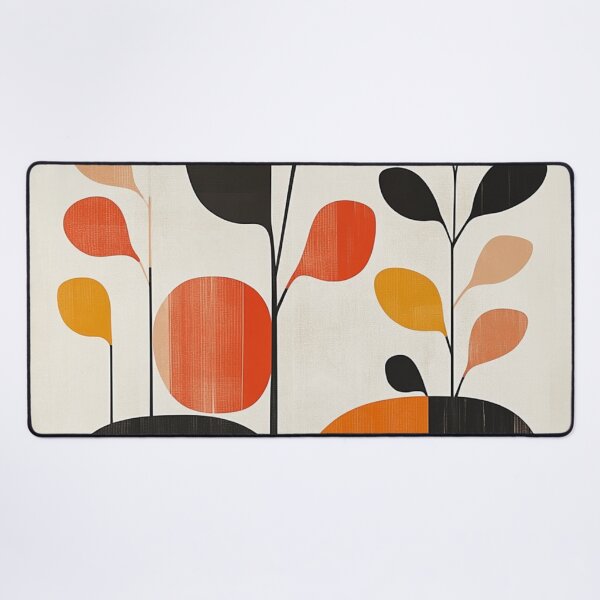 Item preview, Mid-Century Modern Abstract Botanical - Retro Shapes Minimalist Plant Art designed and sold by GrinGalore.