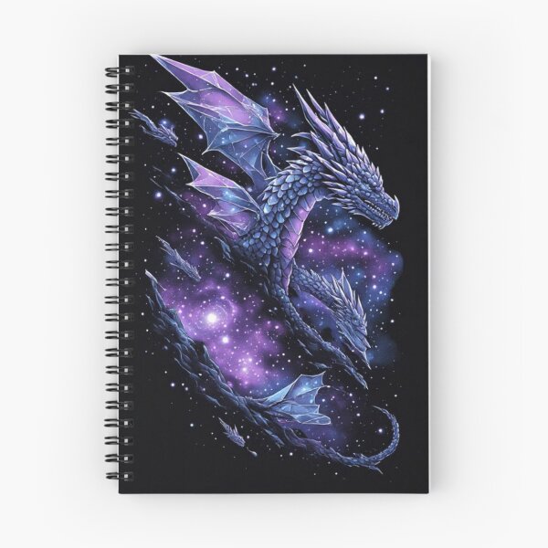 Item preview, Cosmic dragons in a violet nebula designed and sold by KinoDesign.