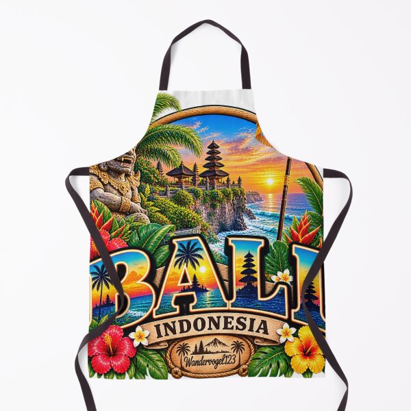 Aperçu de l'œuvre Bali, Indonésie – Temple tropical et coucher de soleil créée et vendue par Wandervogel123.