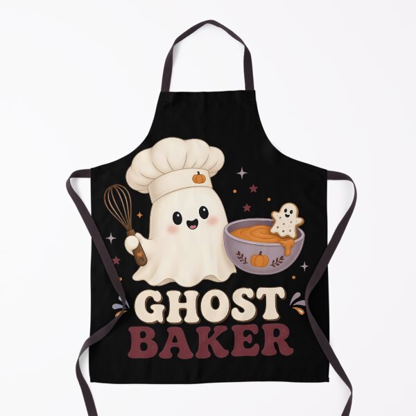 Item preview, Ghost Baker Cute Spooky Pastry Halloween designed and sold by BernoNickel.