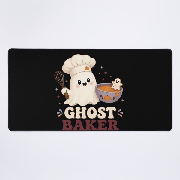 Item preview, Ghost Baker Cute Spooky Pastry Halloween designed and sold by BernoNickel.