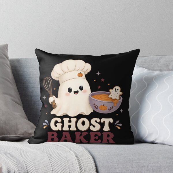 Item preview, Ghost Baker Cute Spooky Pastry Halloween designed and sold by BernoNickel.