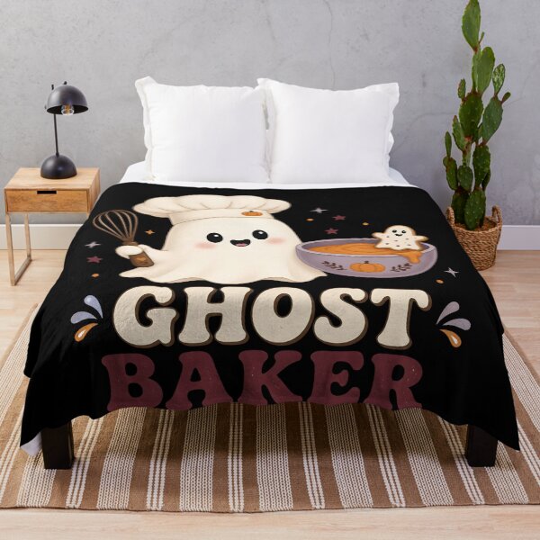 Item preview, Ghost Baker Cute Spooky Pastry Halloween designed and sold by BernoNickel.