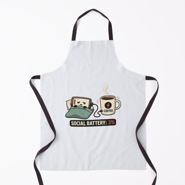 Item preview, Social Battery 3 Percent Funny Coffee Introvert Sticker Art designed and sold by ArtivaaStudio.