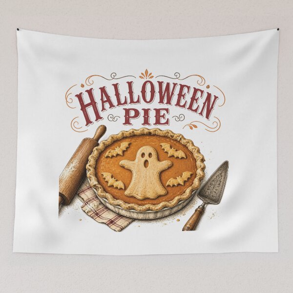 Item preview, Halloween Pie Autumn Baking Pastry Chef designed and sold by BernoNickel.