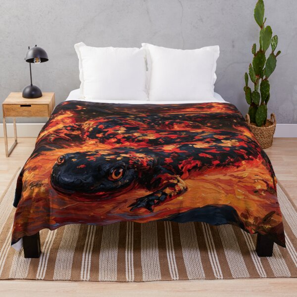 Item preview, A magnificent mythical Fire Salamander, Fantasy & Mythological Creatures designed and sold by CDC40.