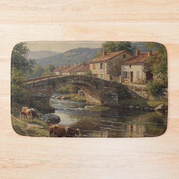 Item preview, Lozère, bridge over the river designed and sold by jefboutique6150.