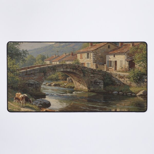 Item preview, Lozère, bridge over the river designed and sold by jefboutique6150.
