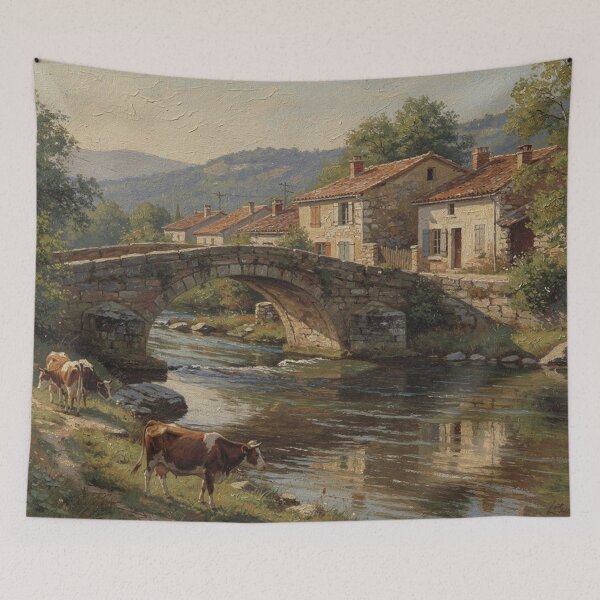 Item preview, Lozère, bridge over the river designed and sold by jefboutique6150.