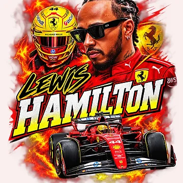 Artwork thumbnail, Lewis Hamilton by GraphRealm