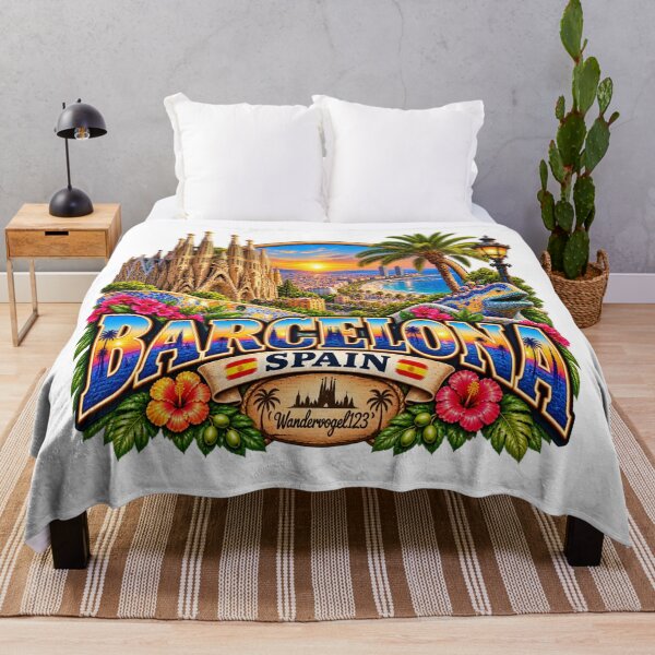 Item preview, Barcelona, Spain – Sagrada Família Gaudí & Mediterranean Sea designed and sold by Wandervogel123.