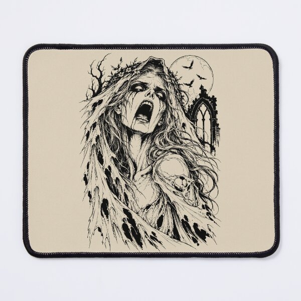 Item preview, Screaming Banshee Wraith Beneath the Moon designed and sold by bapupa.