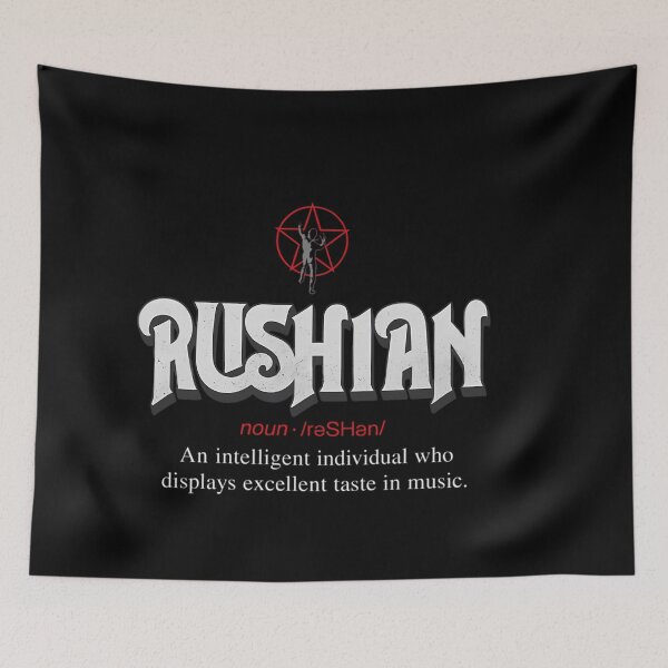 Item preview, Rushian Rush Band Rock Bands Music Geddy Lee 70'S Bands 80'S Bands designed and sold by SN-stores  ⭐⭐⭐⭐⭐⭐⭐⭐.