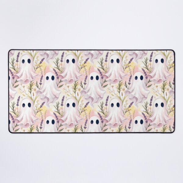 Item preview, Soft Pastel Ghost Floral Halloween Pattern designed and sold by Camel & Quirk.