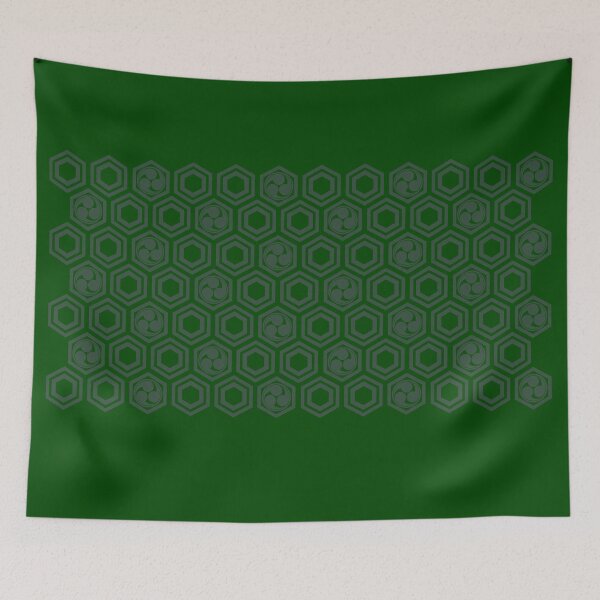 Item preview, Kikko Tomoe Pattern 6 for Dark Green / Green Grey  designed and sold by KalligrafiaStudioAki.