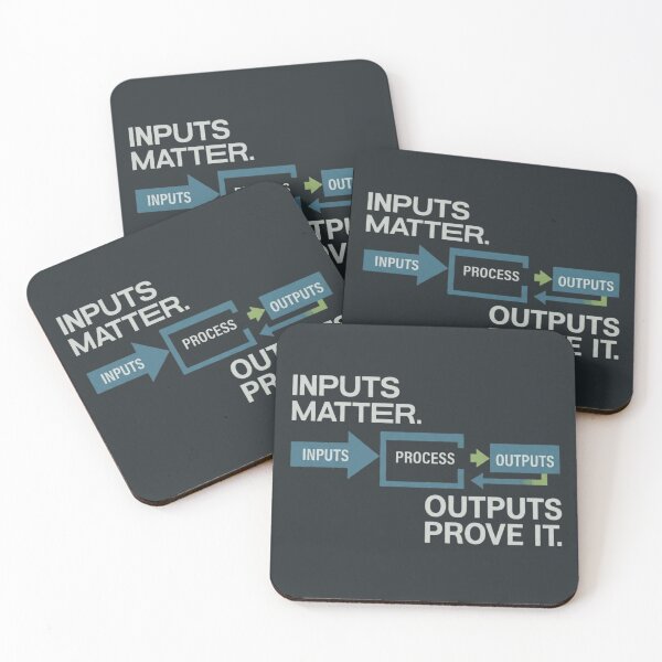 Item preview, Inputs Matter Outputs Prove It Controls Engineer designed and sold by Amr Darwish Graphic designer.