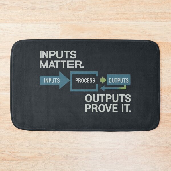 Item preview, Inputs Matter Outputs Prove It Controls Engineer designed and sold by Amr Darwish Graphic designer.