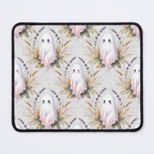 Item preview, Elegant Ghosts and Dried Flowers Seamless Pattern designed and sold by Camel & Quirk.