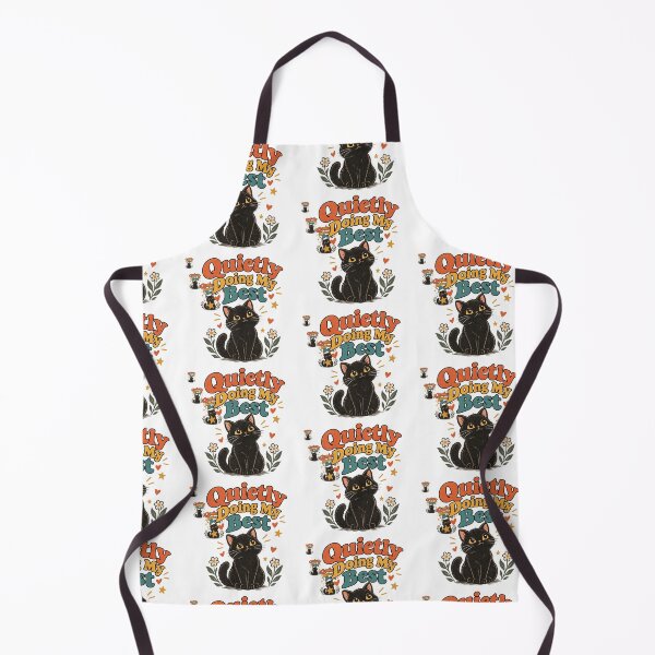 Item preview, Cute Cat Quietly Doing My Best designed and sold by sisira gunarathna.