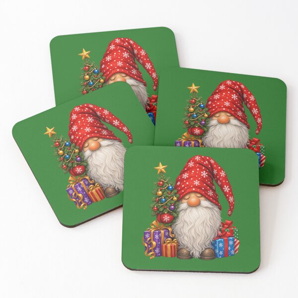 Item preview, Yule Gift-Wrapped Tomte Delivery designed and sold by taiche.