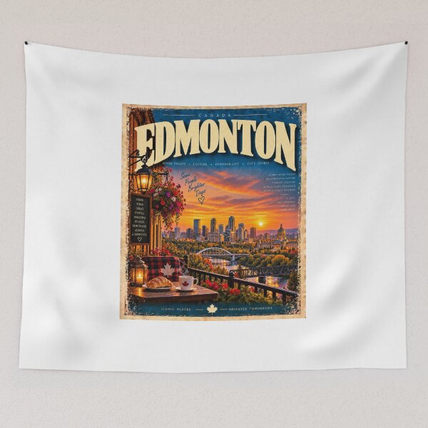 Aperçu de l'œuvre Edmonton, Canada – Vintage canadien créée et vendue par Fleetwood1994.