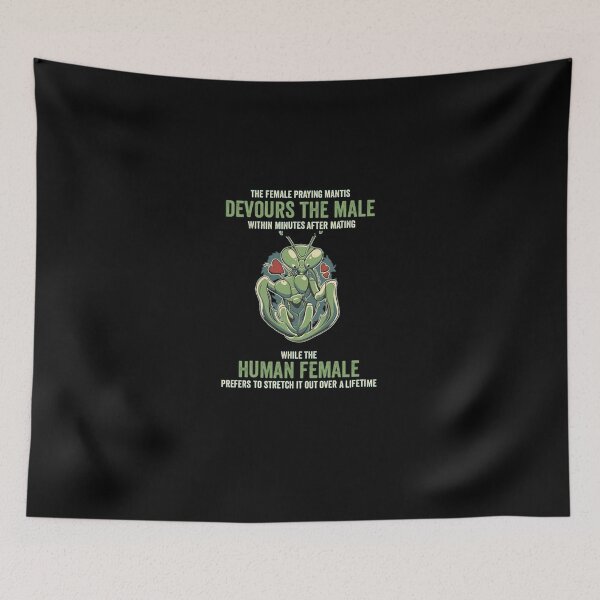 Item preview, Funny Praying Mantis Wildlife Relationship Humor designed and sold by JaidJasko46.