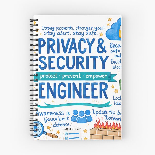 Item preview, Privacy and Security Engineer Cybersecurity Enthusiasts Cybersecurity Humor  designed and sold by sunset-capturer.