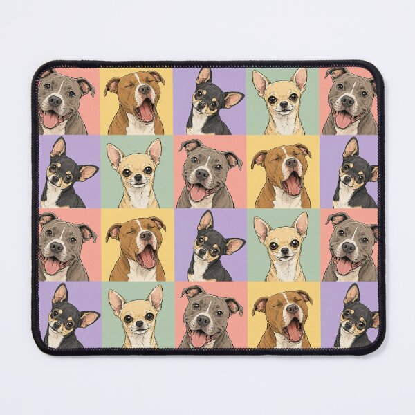 Item preview, Chihuahua & Pit Bull Love designed and sold by pixiedustpaint.