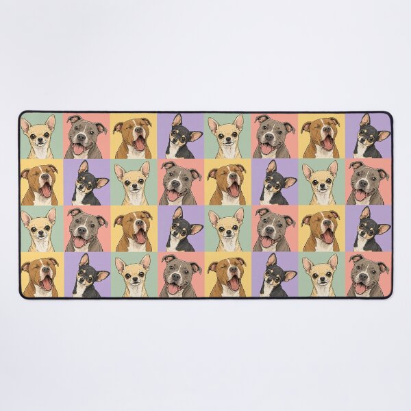 Item preview, Chihuahua & Pit Bull Love designed and sold by pixiedustpaint.