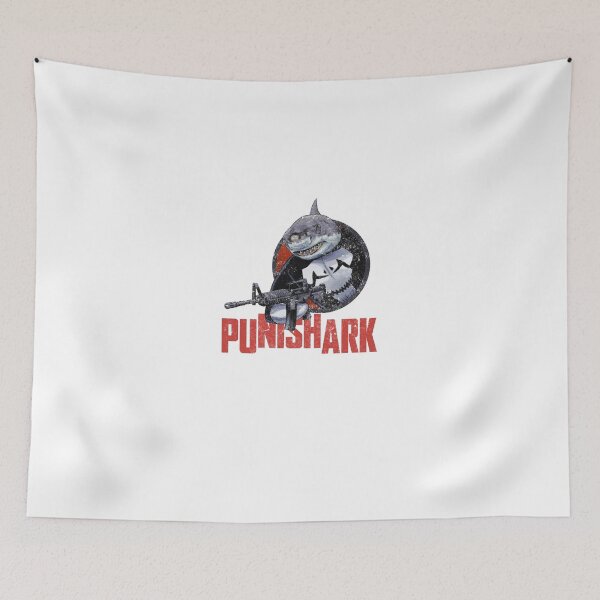 Item preview, Angry Great White Shark Tactical Rifle Badge designed and sold by JaidJasko46.