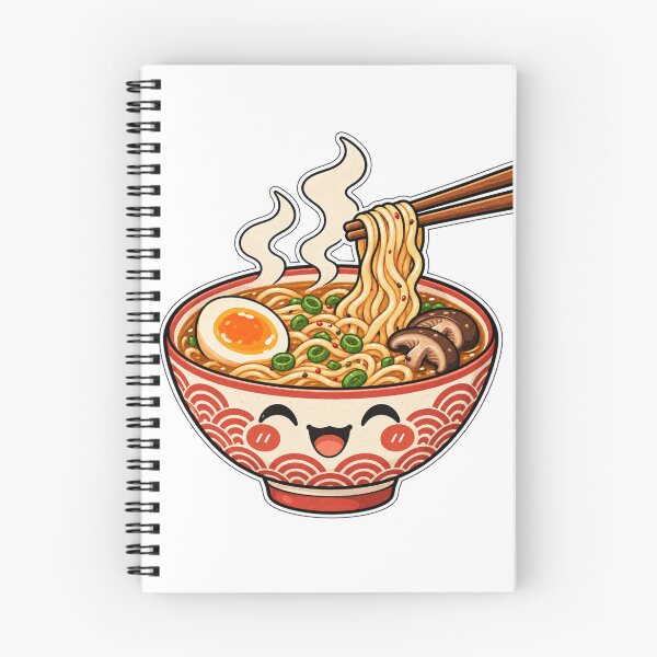Item preview, happy ramen bowl designed and sold by FancyCatShop.