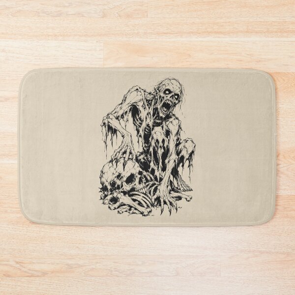 Item preview, Crouching Ghoul Over Bones designed and sold by bapupa.