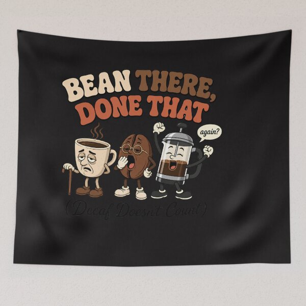 Item preview, Bean There Done That Coffee Lover Funny Coffee Pun Retro Coffee Addict designed and sold by Clairenity Studio.