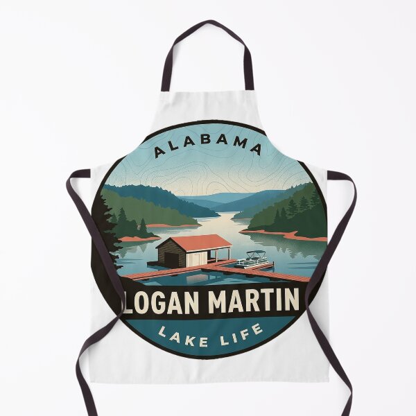 Item preview, Logan Martin Lake Alabama Vintage Park Badge Sticker designed and sold by DetourDgn.