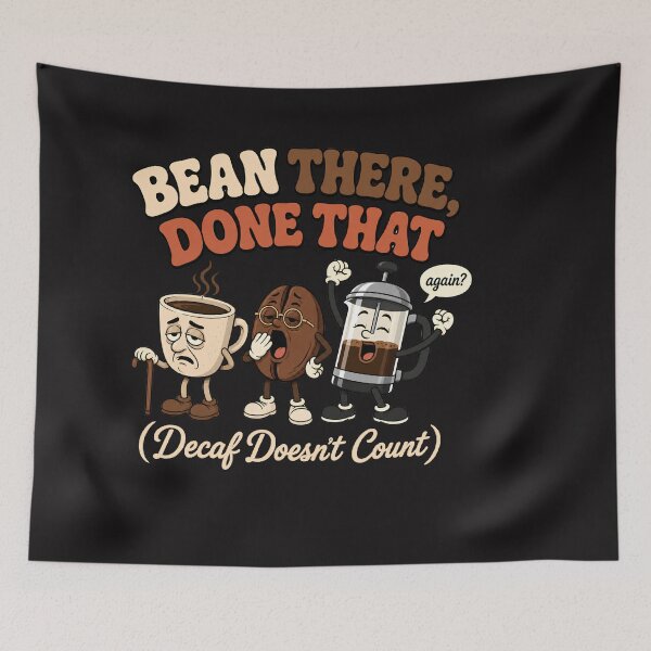 Item preview, Bean There Done That Coffee Lover Funny Coffee Pun Retro Coffee Addict designed and sold by Clairenity Studio.