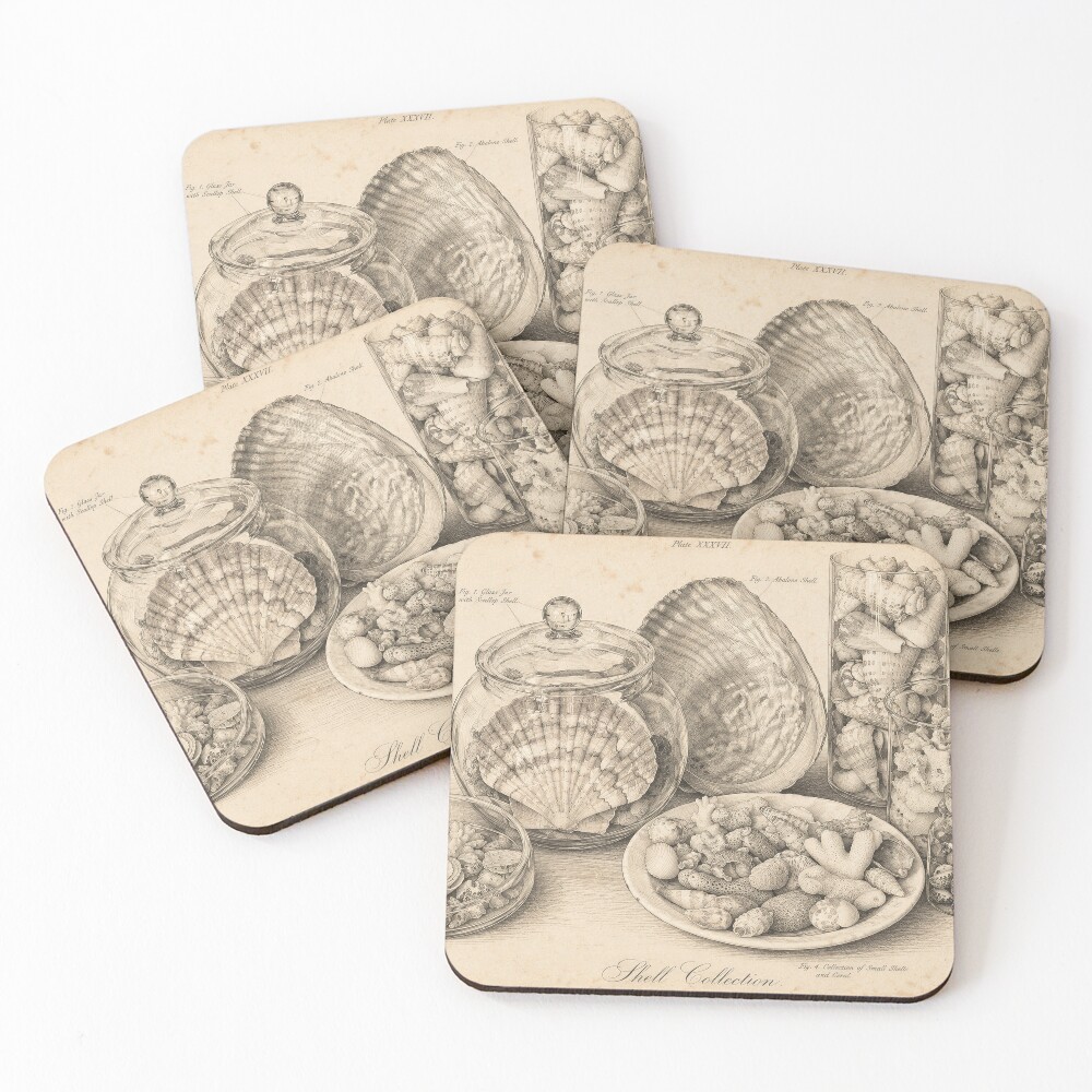 Item preview, Coasters (Set of 4) designed and sold by Dreaming Shell.