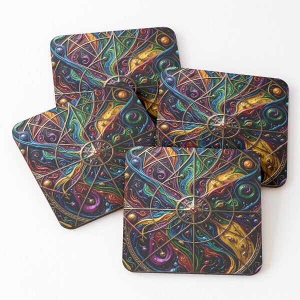 Item preview, Whimsical Liquid Alchemy Vortex - Witchcore Art designed and sold by Vhelir-Art.
