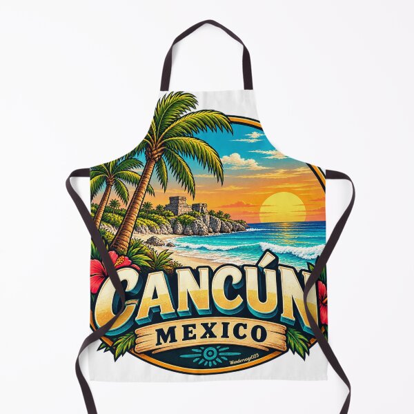 Item preview, Cancún Mexico – Caribbean Beach Maya & Tropics designed and sold by Wandervogel123.