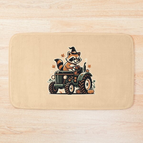 Item preview, Raccoon at work - Spooky tractor driver designed and sold by ParadoxParadox.