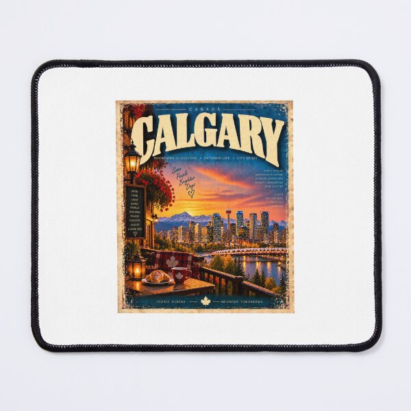 Aperçu de l'œuvre Calgary, Canada – Alberta vintage créée et vendue par Fleetwood1994.