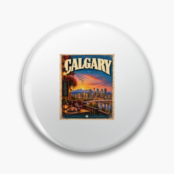Artikelvorschau, Calgary, Kanada – Vintage Alberta entworfen und verkauft von Fleetwood1994.