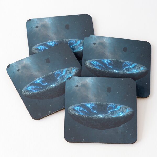 Item preview, Ancient Floating Stone Vessel With Blue Energy designed and sold by monkeybusiness.pt.