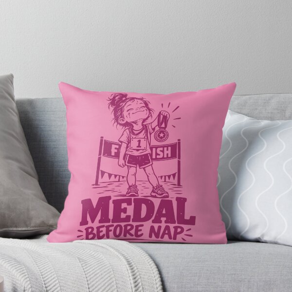 Item preview, Medal Before Nap Funny Kids Running Race 2026-27 designed and sold by Jokerstyle.