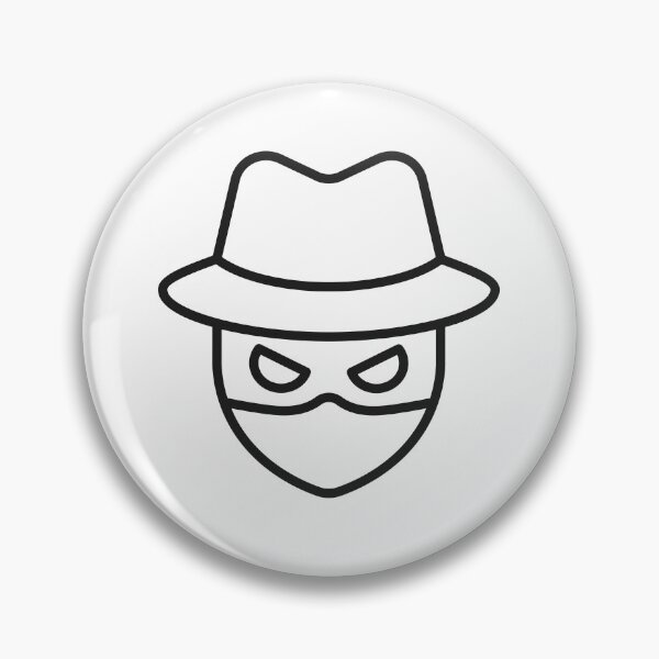 Artikelvorschau, Masked Hacker Line Icon entworfen und verkauft von VectorForge Studio.