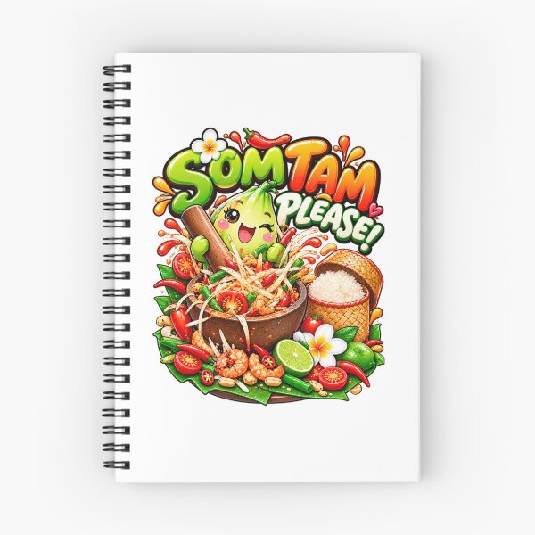 Item preview, Som Tam Please! Cute Thai Papaya Salad designed and sold by Pali's shop.