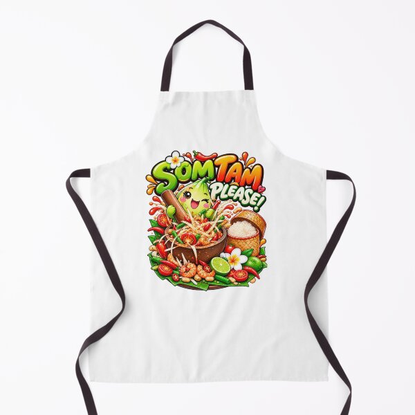 Item preview, Som Tam Please! Cute Thai Papaya Salad designed and sold by Pali's shop.