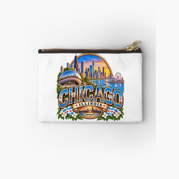Item preview, Chicago Illinois - Skyline Lake Michigan & Windy City designed and sold by Wandervogel123.